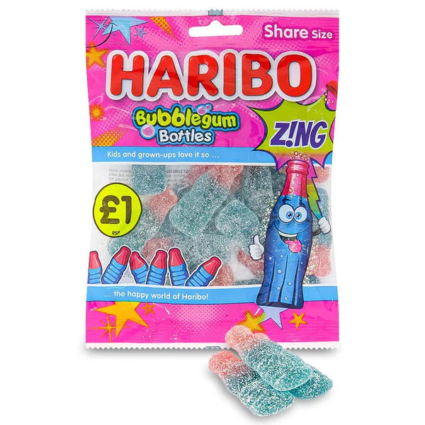 Haribo Bubblegum Bottles Share Size 160g