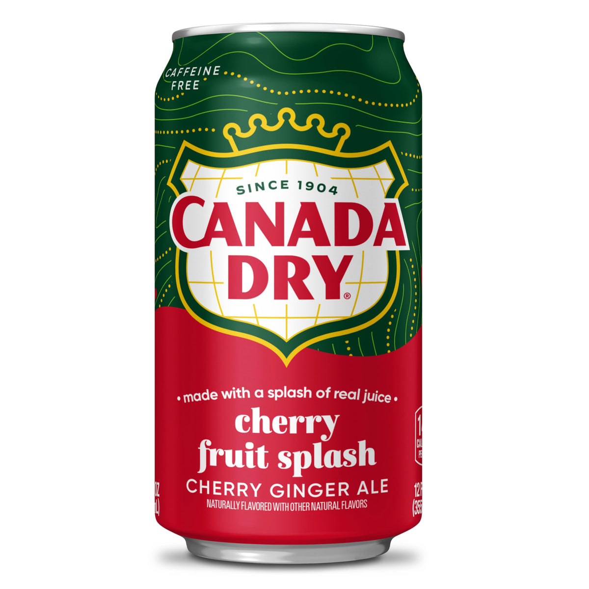 Canada Dry Fruit Splash Cherry Ginger Ale 355mL