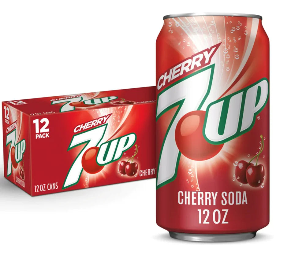 7up Cherry Can 355mL