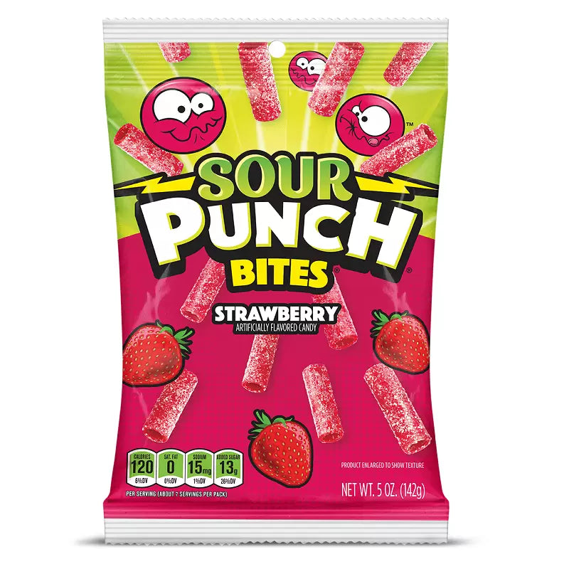 Sour Punch Bites Strawberry 142g
