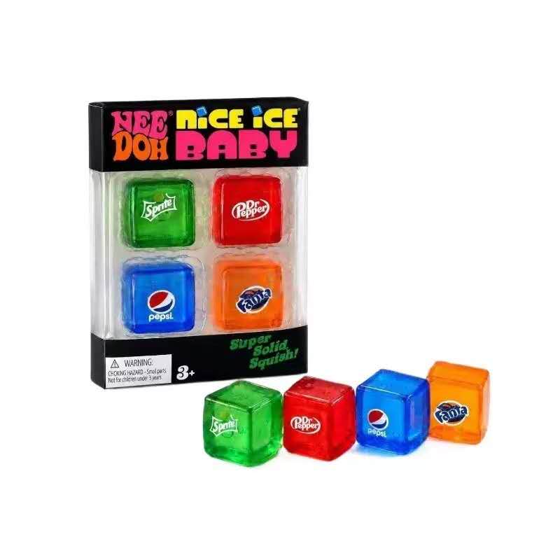 NeeDoh Nice Ice Baby Squishy Cubes - 4 Pack