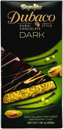 Beyoglu Dubaco Pistachio Dubai Dark Chocolate - 200g