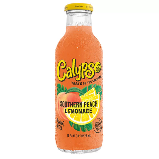 Calypso Southern Peach Lemonade 473mL