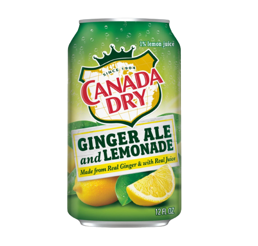 Canada Dry Ginger Ale and Lemonade 355ml