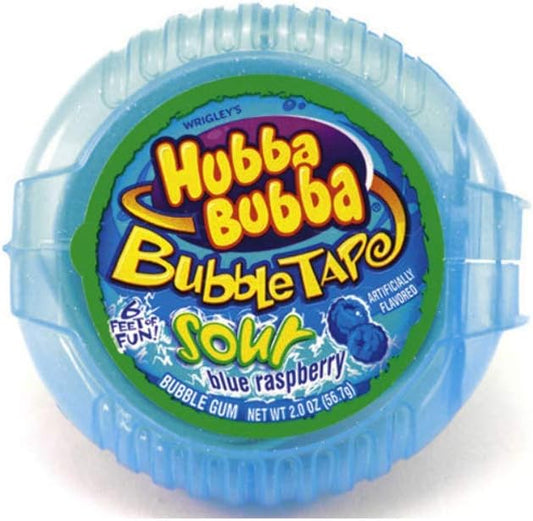 Hubba Bubba Bubble Tape Sour Blue Raspberry - 56.7g
