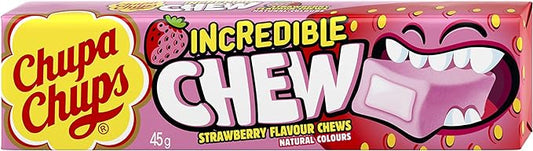 Chupa Chups Incredible Chews Strawberry Flavour 45g