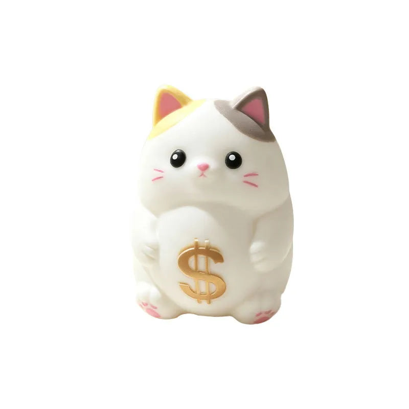 Money Cat Squishy Toy – Cute Lucky Cat Stress Relief Toy