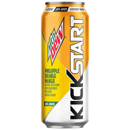 Mountain Dew Kickstart Pineapple Orange Mango 473ml
