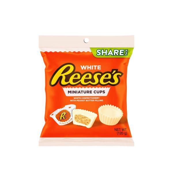 Reese's White Chocolate Miniature Peanut Butter Cups - 120g