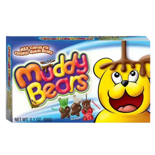 Muddy Bears Milk Chocolate Covered Gummy Bears 88g