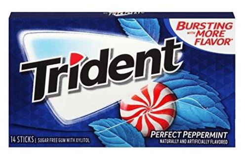 Trident Perfect Peppermint 14 Sticks Gum