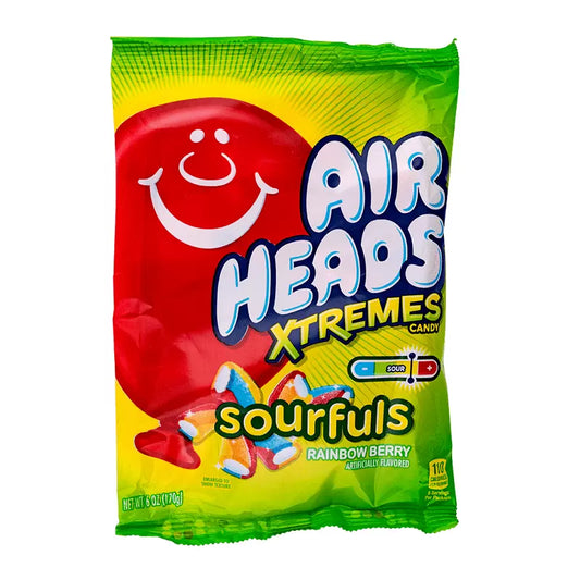 Airheads Xtremes Candy - Sourfuls Rainbow Berry 108g