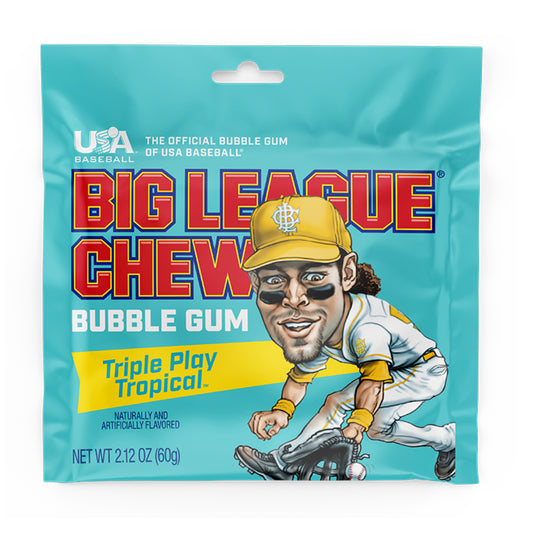 Big League Chew - Triple Play Tropical Gum