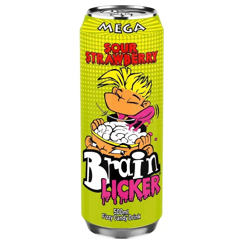 Brain Licker Sour Strawberry Fizzy Drink