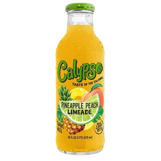 Calypso Pineapple Peach Limeade 473mL