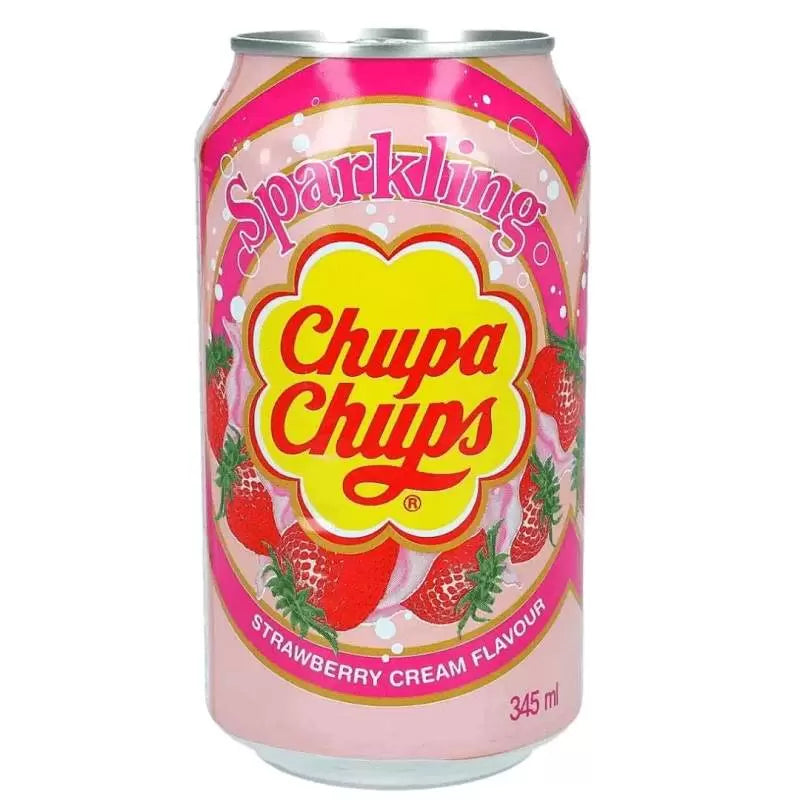 Chupa Chups Sparkling Drink - Strawberry Cream