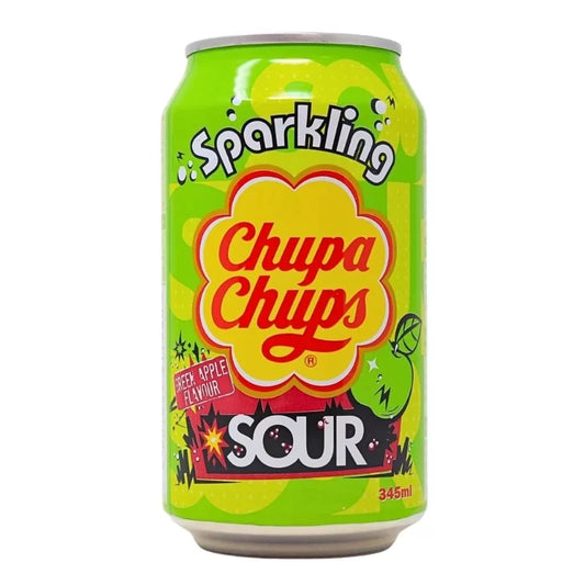 Chupa Chups Sparkling Drink - Sour Green Apple