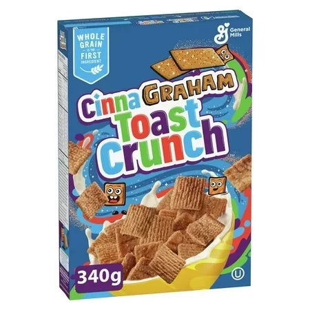 Cinnagraham Toast Crunch Cereal 340g