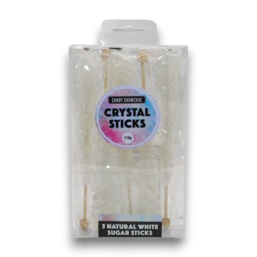 Natural White Crystal Sticks - 110g - 5 Pack