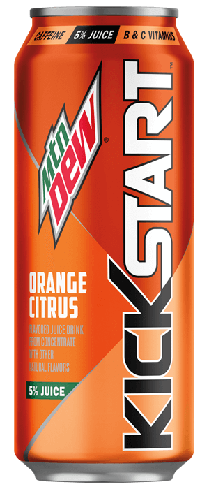 Mountain Dew Kickstart Orange Citrus 473ml