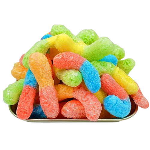 Freeze Dried Sour Worms 50g