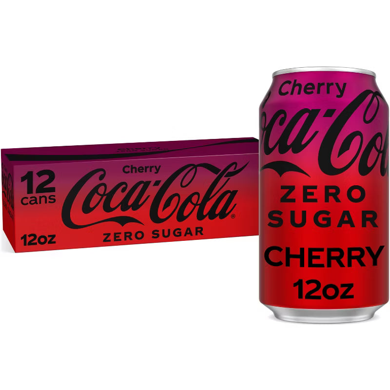 Coca Cola Cherry Zero Sugar - 355mL