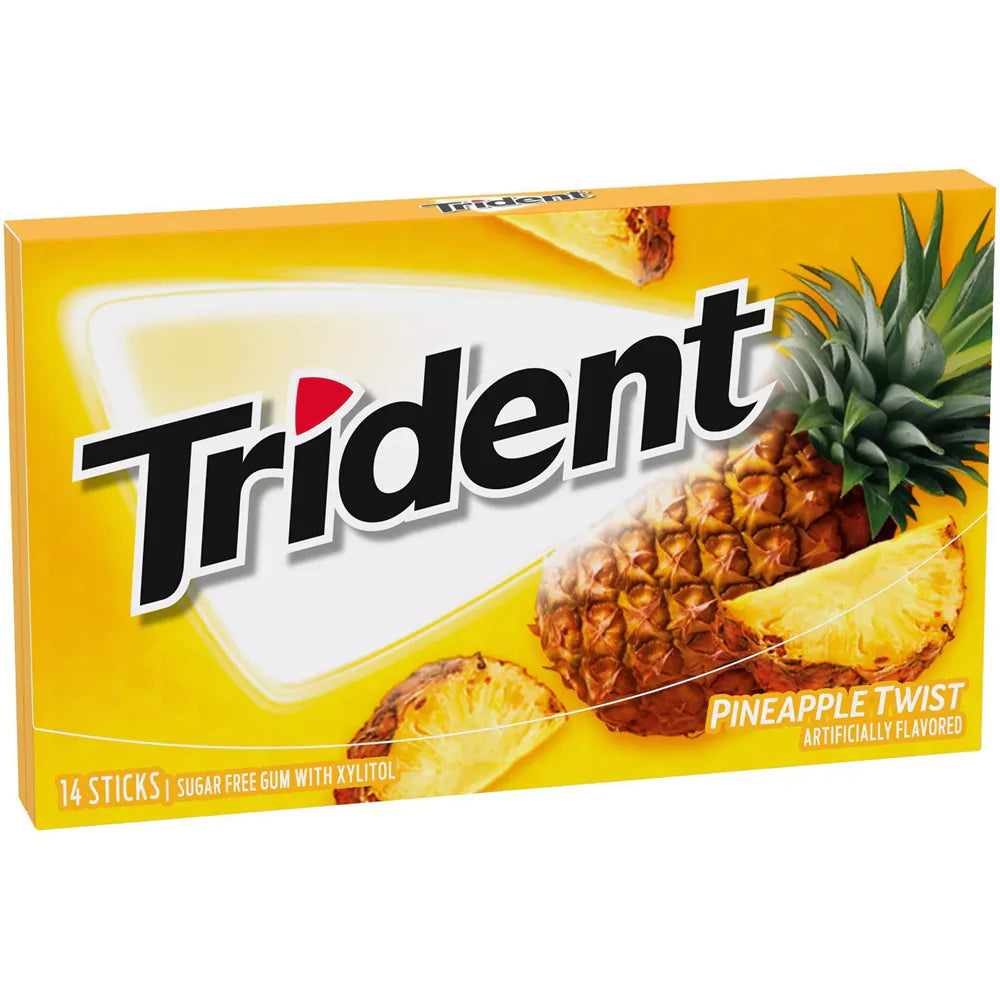 Trident Pineapple Twist 14 Sticks Gum