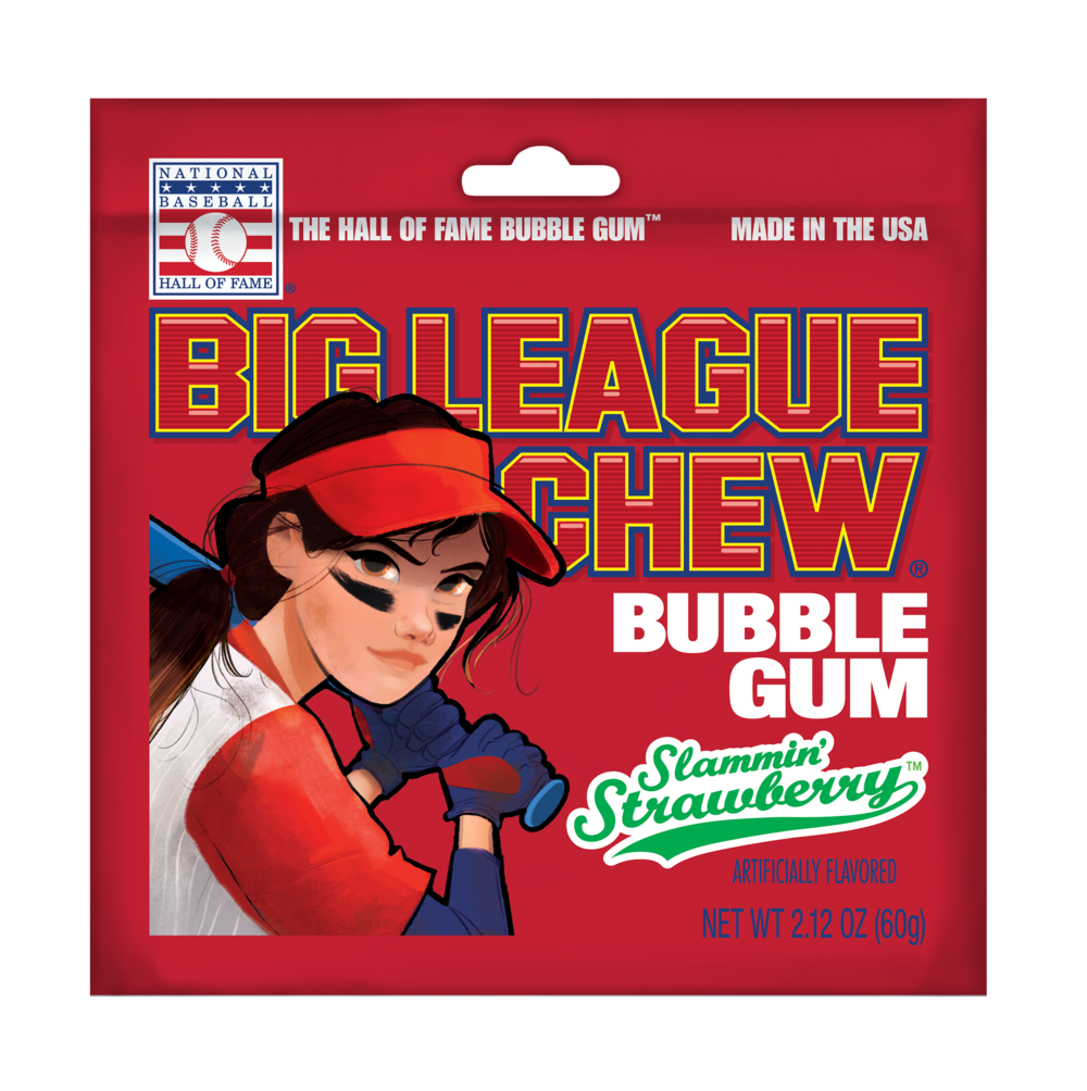 Big League Chew - Slammin Strawberry