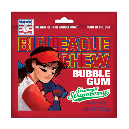 Big League Chew - Slammin Strawberry