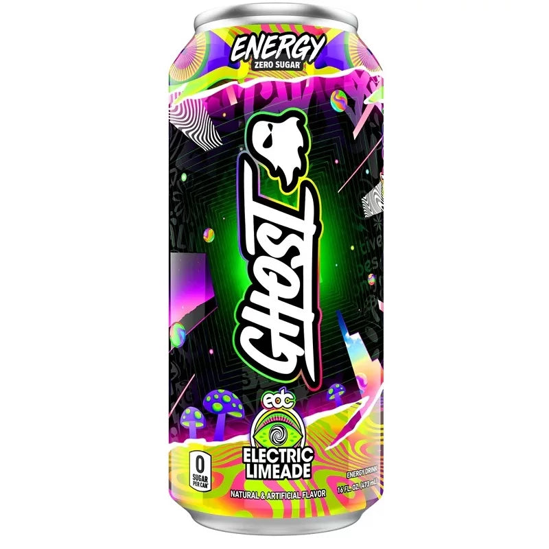 Ghost Lsd Ghost Energy Drink Electric Limeade 473ml – Lolly Hood