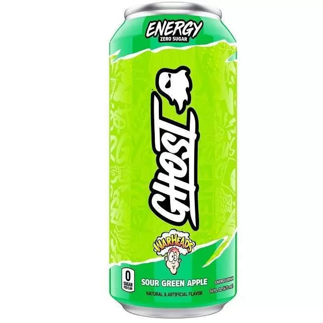 Ghost Sour Green Apple Energy Drink 473mL