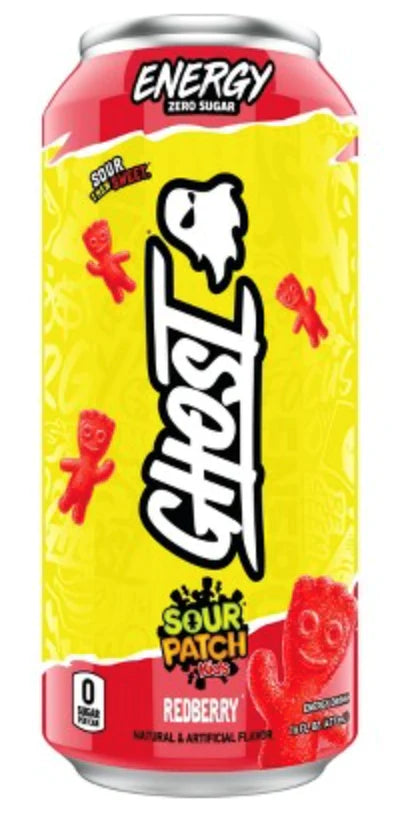 Ghost Sour Patch Kids Redberry Energy Drink - 473mL