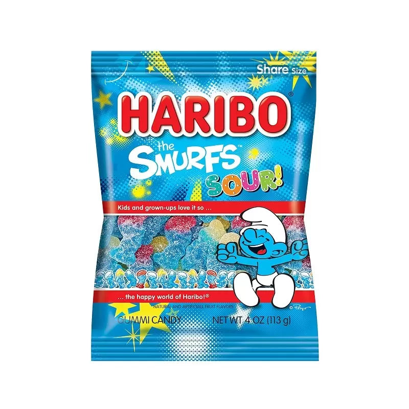 Haribo Sour Smurfs 113g