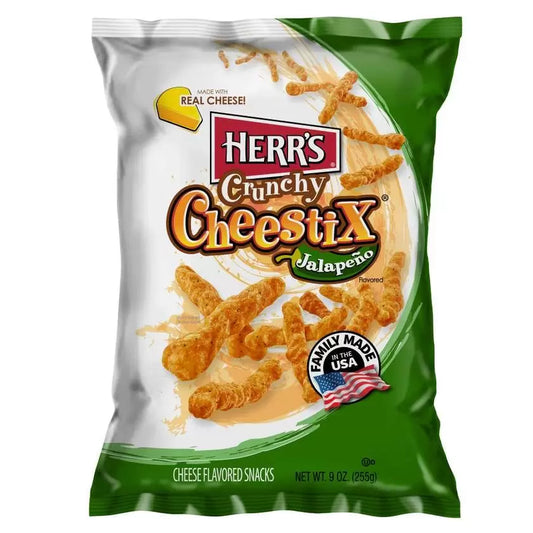 Herrs Cheestix Jalapeno 255g