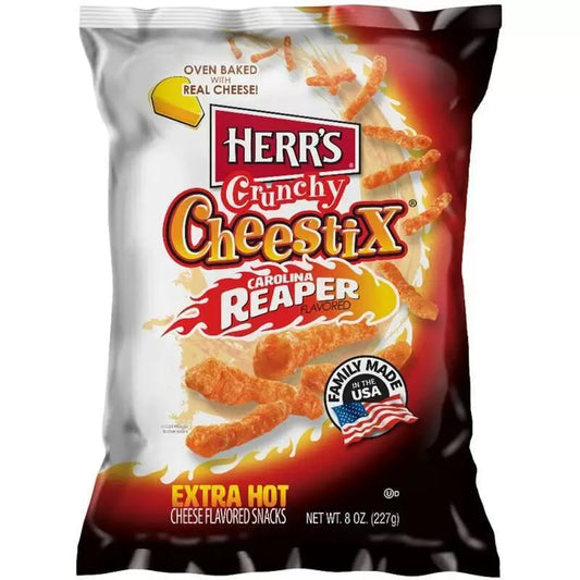 Herrs Crunchy Cheestix Carolina Reaper 227g