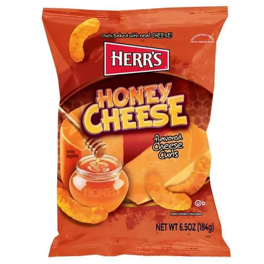 Herrs Honey Cheese Flavoured Curls 184g