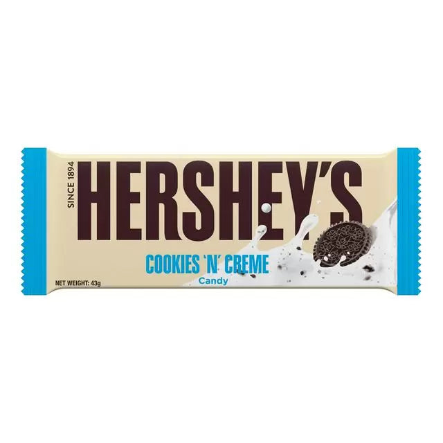 Hersheys Cookies ‘n’ Creme Bar 40g