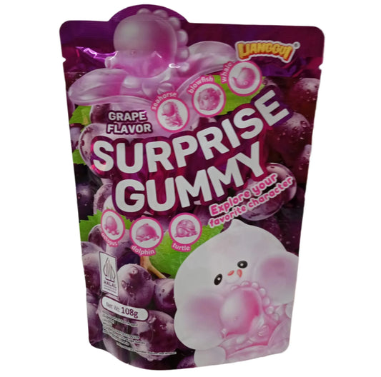 Surprise Peelable Gummy Grape - 108g