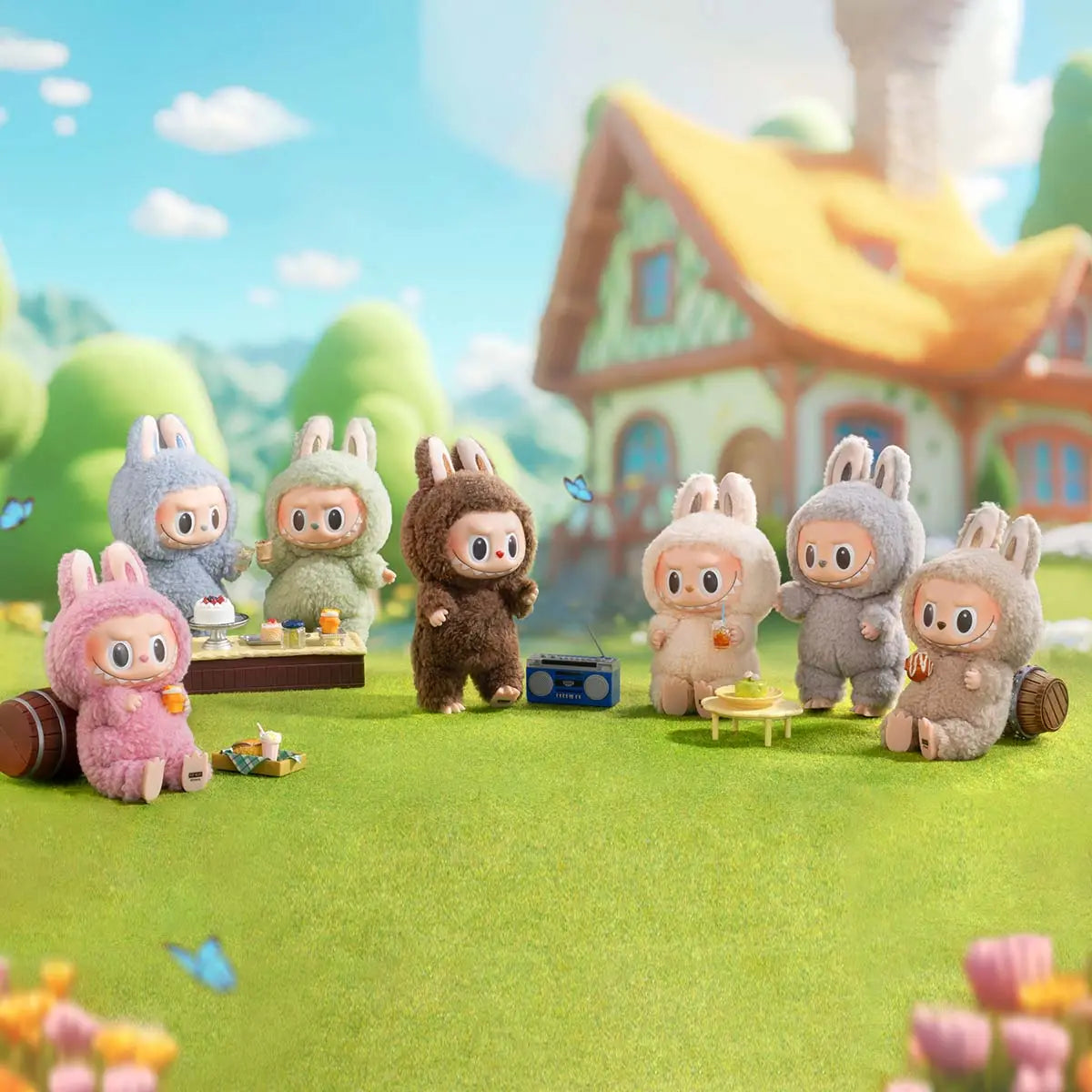 POP MART The Monster Labubu Tasty Macrons