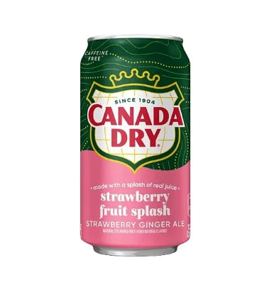 Canada Dry Strawberry Fruit Splash - Strawberry Ginger Ale