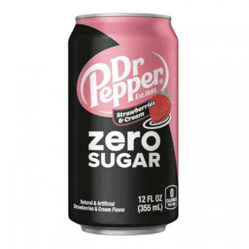 Dr Pepper Strawberries & Cream Zero Sugar