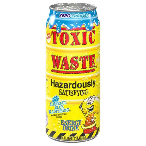 Toxic Waste Baneful Blue Raspberry Energy Drink 473ml