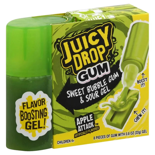 Juicy Drop Gum Sweet Bubble Gum & Sour Gel 70g