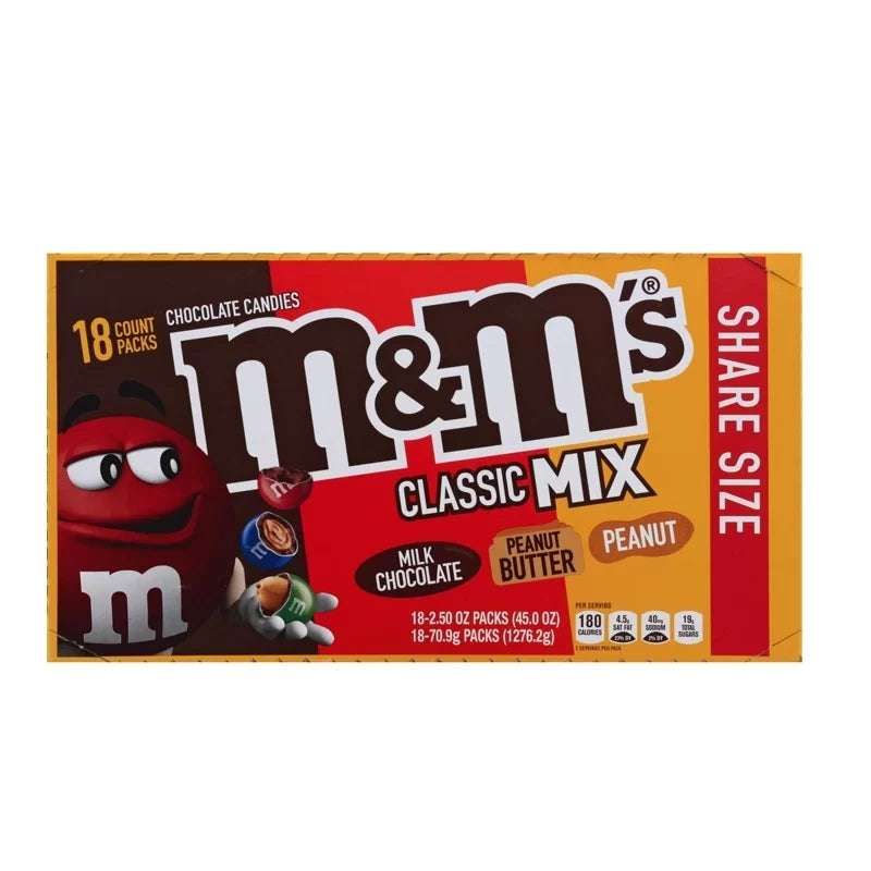 M&Ms Classic Mix Share Size 70.9g