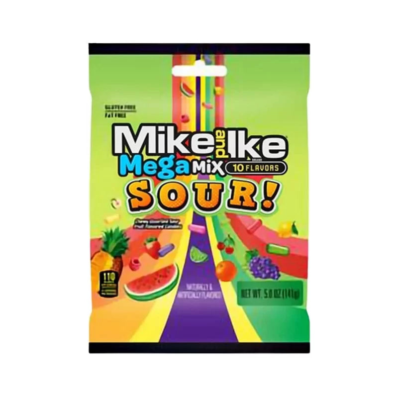 Mike and Ike Mega Mix Sour Bag 141g