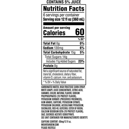 Mountain Dew Kickstart Black Cherry 473ml