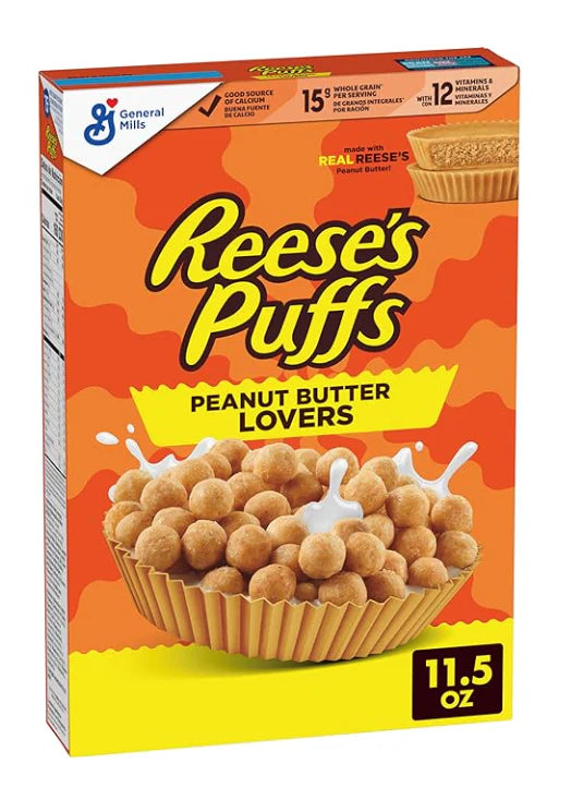 Reeses Puffs Peanut Butter LOVERS 326g