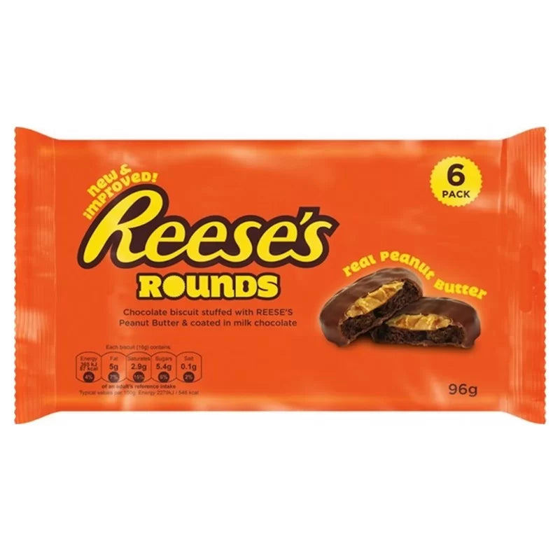 Reeses Rounds Biscuits 96g