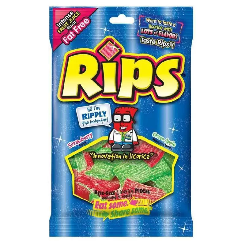 Rips Strawberry Apple Licorice Bites 113g