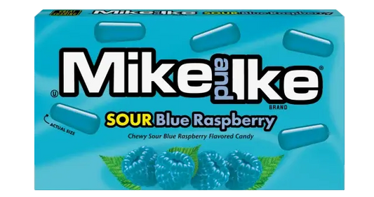 Mike and Ike Sour Blue Raspberry - 120g